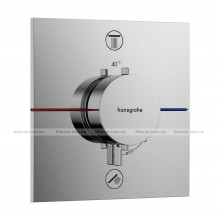 Термостат Hansgrohe ShowerSelect Comfort E на 2 функції, хром (15572000)