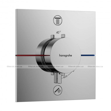 Термостат Hansgrohe ShowerSelect Comfort E на 2 функції, хром (15572000)