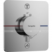 Термостат прихованого монтажу Hansgrohe ShowerSelect Comfort Q на 2 функції Chrome (15583000)