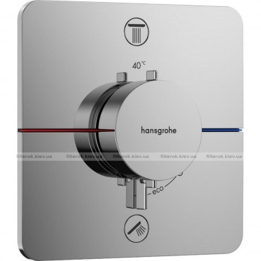 Термостат прихованого монтажу Hansgrohe ShowerSelect Comfort Q на 2 функції Chrome (15583000)