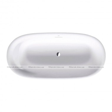 Ванна акрилова Duravit CAPE COD, вільностояча 185,5x88,5 см з ніжками та сифоном (700330000000000)