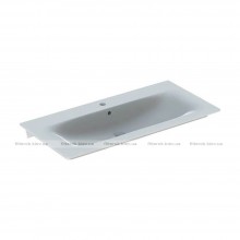 Вбудований умивальник Geberit Selnova Square 1000x480 мм, білий (500.997.00.1)