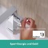 Змішувач для умивальника Hansgrohe Tecturis E EcoSmart+ із донним клапаном