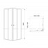 Душова кабіна RJ Velum 80x80 без піддону (80RZ082)