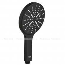 Ручний душ Grohe Rainshower SmartActive 130, чорний матовий (22127KF0)