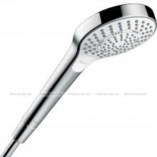 Ручний душ Hansgrohe Croma Select S 110 Multi EcoSmart хром/білий (26801400)