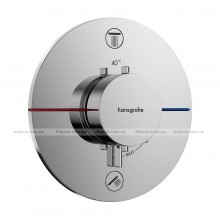 Термостат Hansgrohe ShowerSelect Comfort S на 2 функції, хром (15554000)