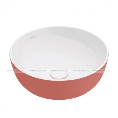 Умивальник на стільницю Villeroy&Boch Artis, рожевий (417943BCT2)