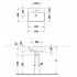 Умивальник підвісний Duravit ME by Starck, білий (2335550000)