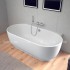 Ванна акрилова Duravit LUV, пристінна 180x95 см з ніжками та панеллю (700433000000000)
