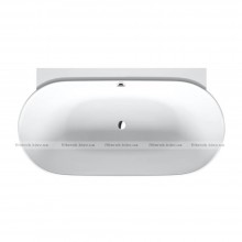Ванна акрилова Duravit LUV, пристінна 180x95 см з ніжками та панеллю (700433000000000)