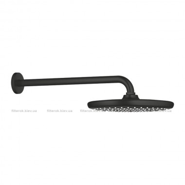 Верхній душ Grohe Tempesta 250, чорний матовий (266682430)
