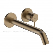 Змішувач для умивальника Hansgrohe Tecturis S 225 Brushed Bronze (73351140)