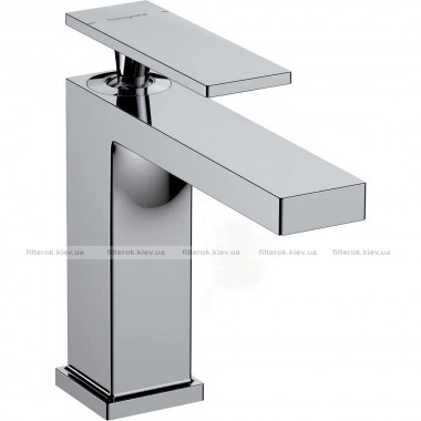Змішувач для умивальника Hansgrohe Tecturis E CoolStart EcoSmart+ хром без донного клапану