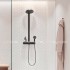 Душова система Hansgrohe Pulsify S Showerpipe 260 2jet 400 EcoSmart, Matt Black (24241670)