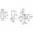 Підлоговий унітаз Roca Debba Round Rimless (A34299P000)