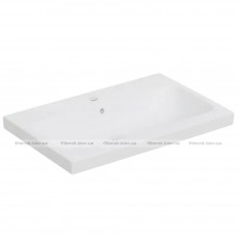 Раковина Geberit iCon Light 75 см, з переливом, білий матовий (501.848.JT.1)