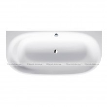Ванна акрилова Duravit CAPE COD, пристінна 190x90 см з ніжками та панеллю (700364000000000)