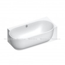 Ванна акрилова Duravit LUV, пристінна 180x95 см правостороння з ніжками та панеллю (700432000000000)
