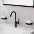Змішувач для раковини Hansgrohe Logis 210, зі зливним гарнітуром, чорний мат (71130670)