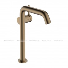 Змішувач для раковини Hansgrohe Tecturis S CoolStart EcoSmart+ без зливного гарнитуру бронза (73372140)