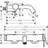 Змішувач для ванни Hansgrohe Tecturis S бронза (73422140)