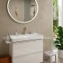 Змішувач для умивальника Hansgrohe Tecturis S EcoSmart+ зі зливним клапаном бронза