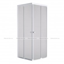 Душова кабіна RJ VELUM 90x90x180 Квадратна, скло 4мм, без піддону (90RZ082)