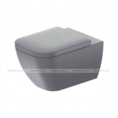 Унітаз підвісний Duravit Happy D.2 Rimless чорний (2222098900)