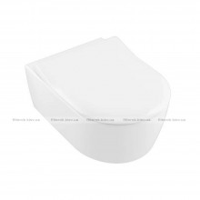 Унітаз підвісний Villeroy&Boch Subway Avento Rimless 53 см + Сидіння (5656RSR1)