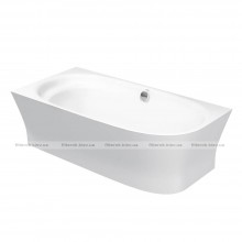 Ванна акрилова Duravit CAPE COD, пристінна 190x90 см лівостороння з ніжками та панеллю (700362000000000)