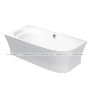Ванна акрилова Duravit CAPE COD, пристінна 190x90 см лівостороння з ніжками та панеллю (700362000000000)