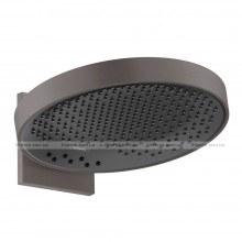 Верхній душ Hansgrohe Rainfinity 360 3jet круглий зі стінним з’єднувачем, чорний матовий хром (26234340)