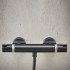 Змішувач для ванни з термостатом Hansgrohe Ecostat Comfort Brushed Black Chrome (13114340)