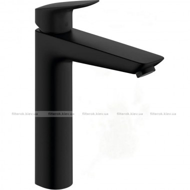 Змішувач для умивальника Hansgrohe Logis 190 чорний матовий
