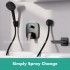 Змішувач для ванни Hansgrohe Logis без прихованої частини чорний матовий