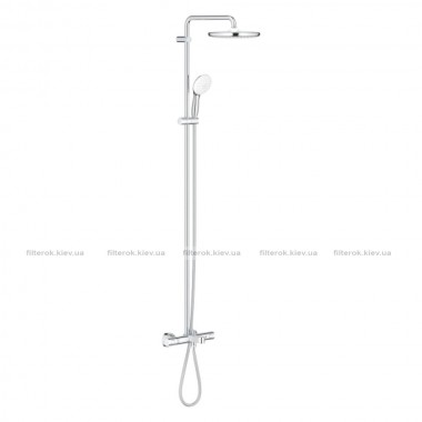 Душова система з термостатом для ванни Grohe Tempesta System 250, хром (26672001)