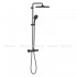 Душова система з термостатом Grohe Tempesta System 250 Cube, чорний матовий (266892431)