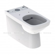 Унітаз підлоговий без бачка та кришки Geberit Selnova Square Rimfree білий (500.489.01.7)