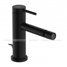 Змішувач для біде Hansgrohe Tecturis S із зливним гарнітуром чорний матовий (73201670)
