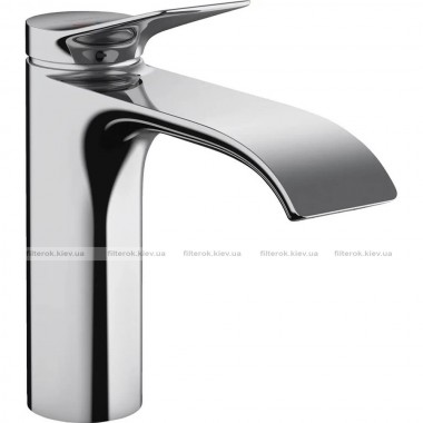 Змішувач для умивальника Hansgrohe Vivenis 110 Coolstart з донним клапаном pop-up Chrome (75023000)