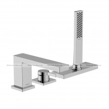 Змішувач для ванни на 3 отвори Hansgrohe Tecturis E хром (73443000)