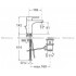 Смеситель с донным клапаном ROCA L20 A5A3I09C00