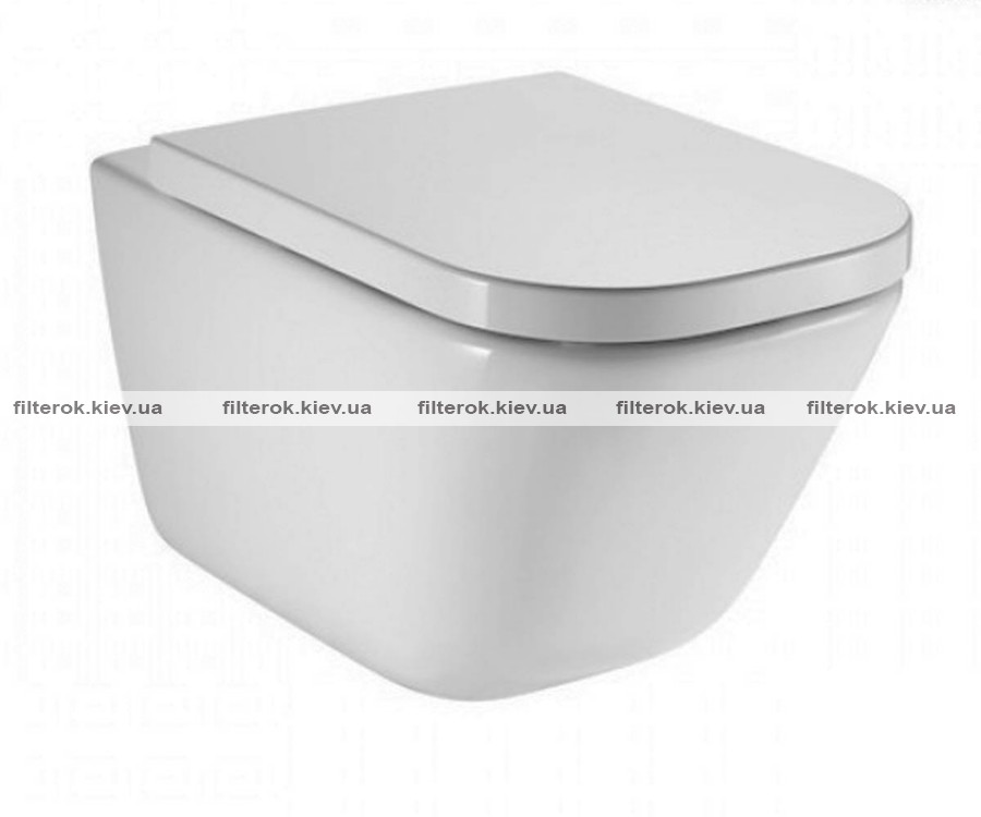 Безободковий унітаз ROCA GAP RIMLESS A34H47C000